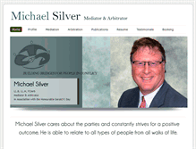 Tablet Screenshot of mikesilver-mediator.com